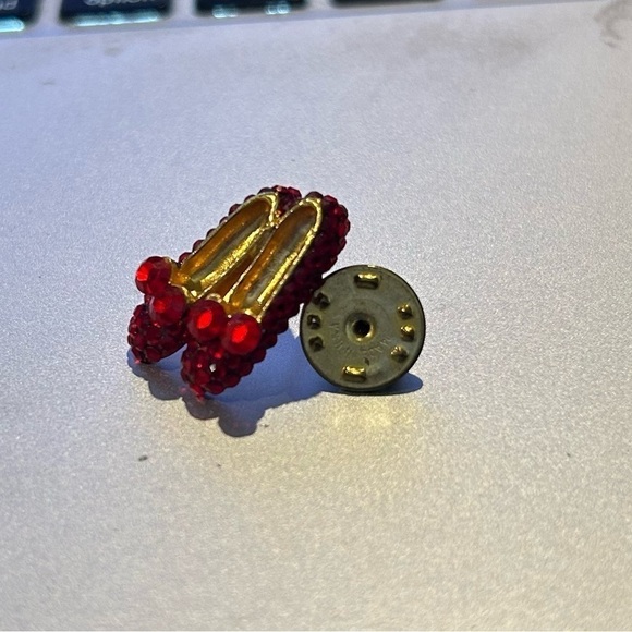 Vintage Ruby Red Slipper Pin - Picture 12 of 16